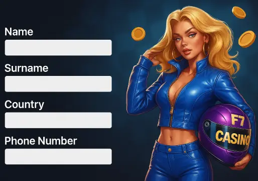 Register  F7 Casino